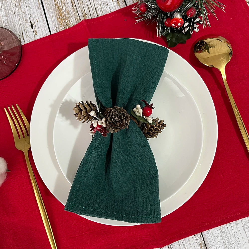 🎄 Christmas Cotton Table Napkins