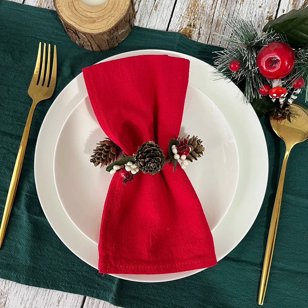 🎄 Christmas Cotton Table Napkins