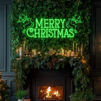 💡 Merry Christmas Elk Neon Sign