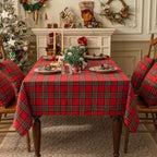 ❤️✨ Christmas Checkered Tableclot