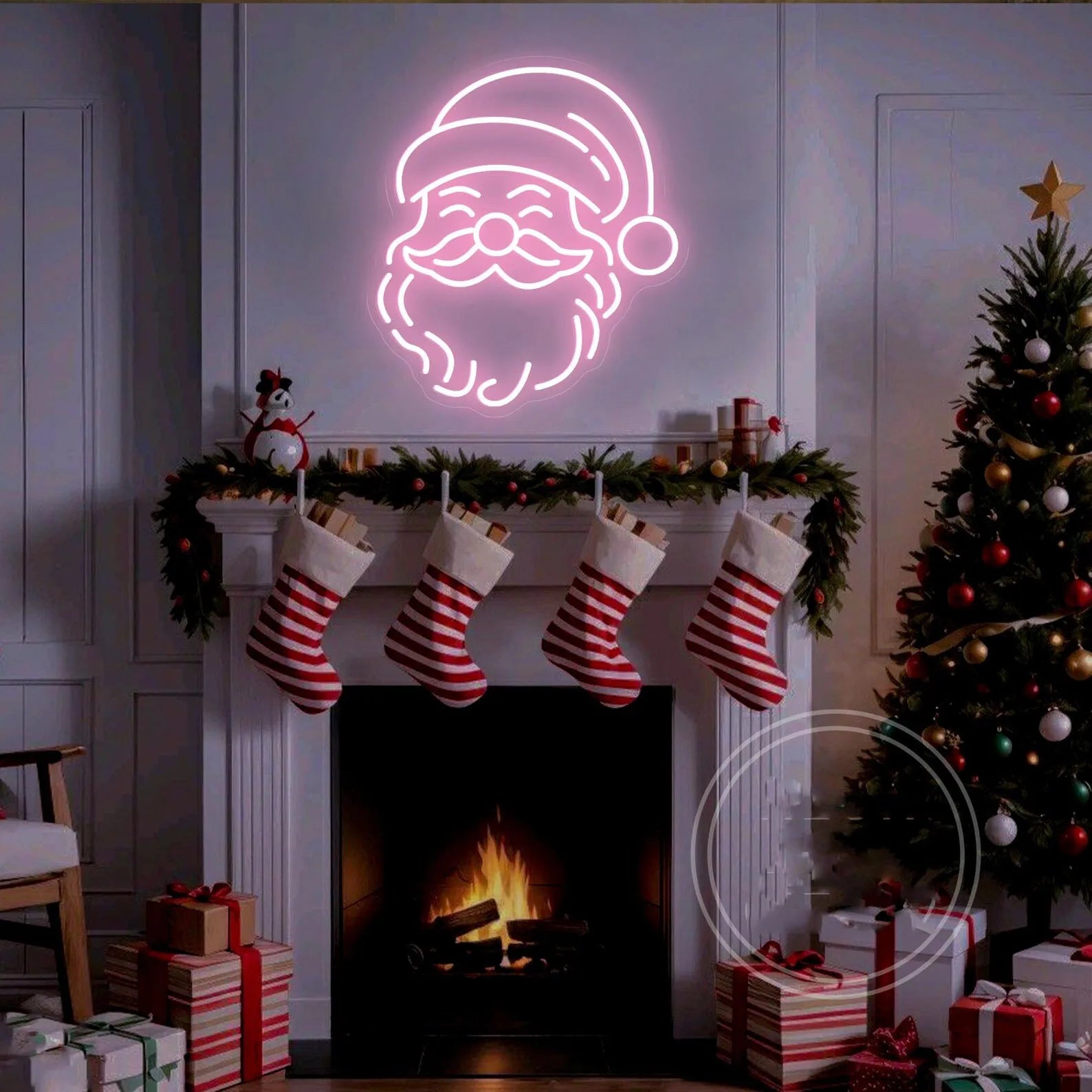 🎅 Santa Neon Sign