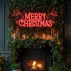 💡 Merry Christmas Elk Neon Sign