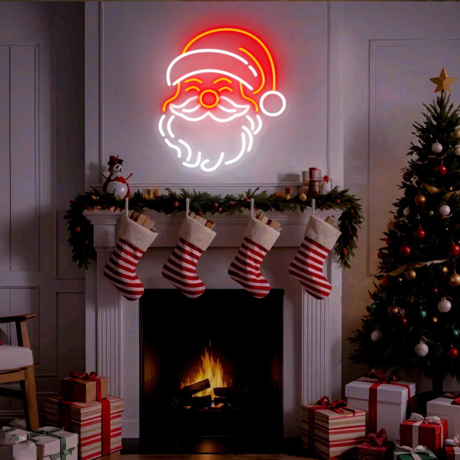 🎅 Santa Neon Sign